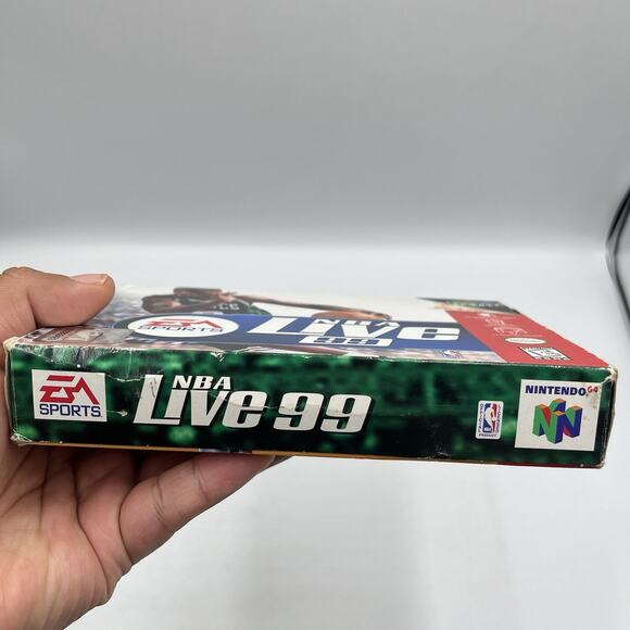 NBA Live 99 N64 Nintendo 64 Complete CIB Very Good Condition w/ Poster! NICE! - Picture 16 of 16